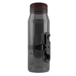 FIDLOCK Trinkflasche Twist 700 life inkl. Halterung, transparent schwarz