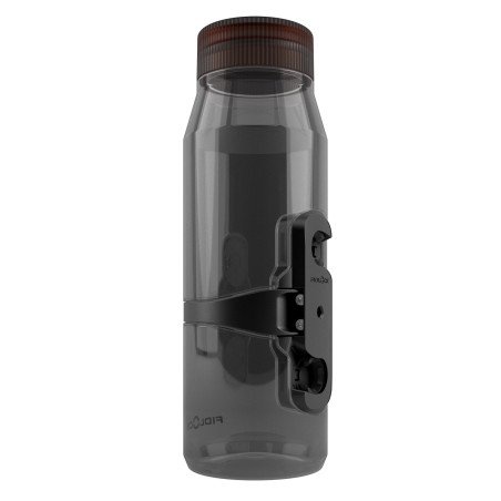 FIDLOCK Trinkflasche Twist 700 life inkl. Halterung, transparent schwarz