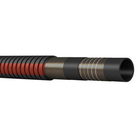 Kühlwasserschlauch PE mit Stahlspirale 25mm