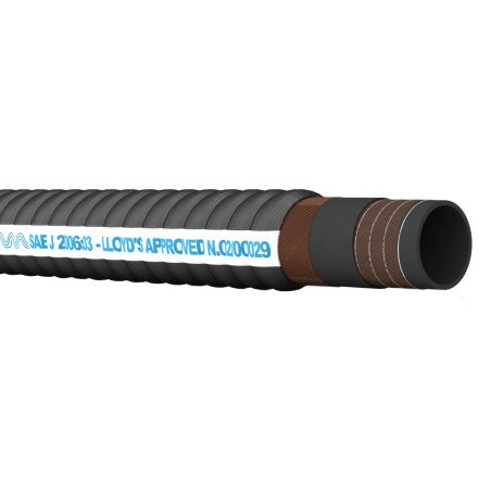 Abgasschlauch Gummi mit Stahlspiralen 51mm