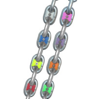 ANCHORIGHT Ankerkettenmarkierer-Set 6mm, 6 Farben à 5St.