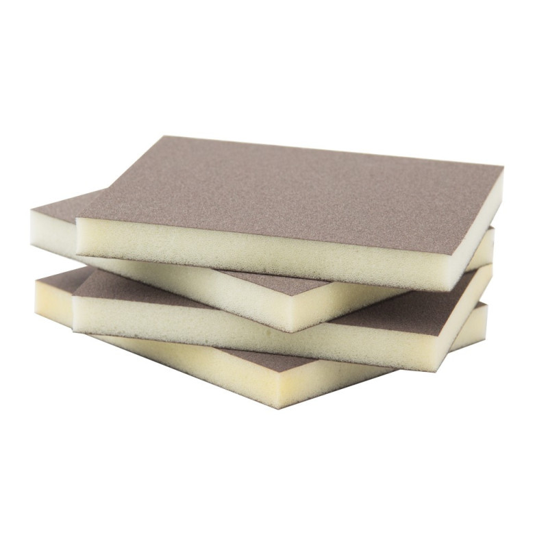 Schleifschwamm, doppelseitig 120x100x13mm P240 20St.