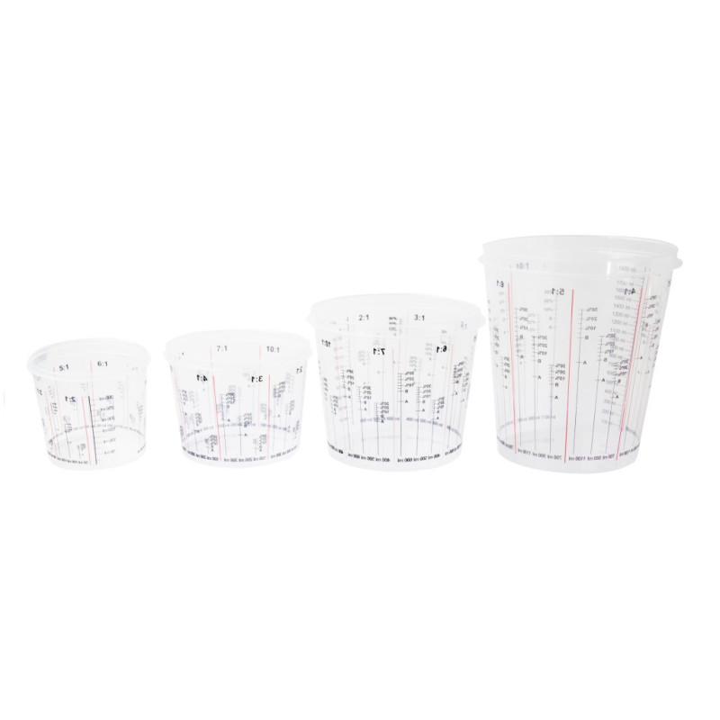 Mischbecher mit Skalen 1400ml 200St.