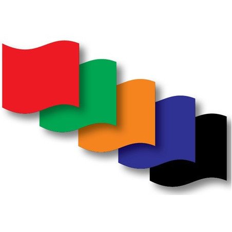 Regatta-Flagge  50 x  75 cm SCHWARZ (Abbruch)