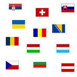 Nationalflagge PES 300x450mm Schweiz SB-Pack