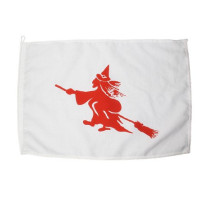 Spassflagge PES 300x450mm Fliegende Hexe