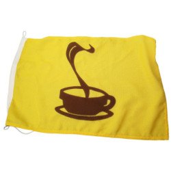 Spassflagge PES 300x450mm Kaffeetasse