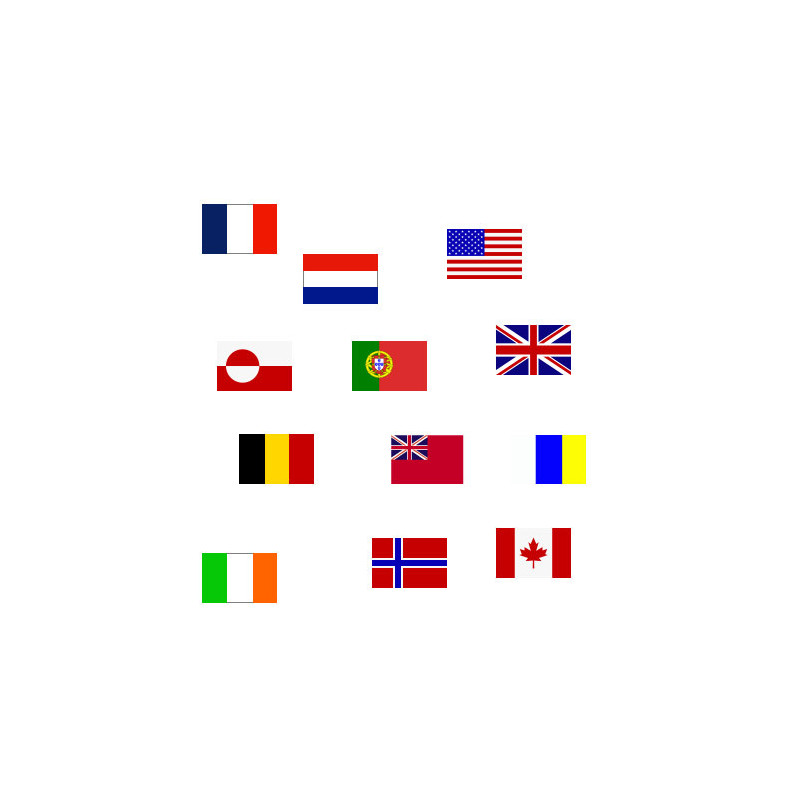 Nationalflagge PES 400x600mm Norwegen