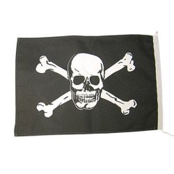 Notflagge rot 70x70cm 'Binnen'-Revier