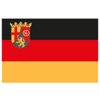 Bundeslandflagge PES 200x300mm Rheinland-Pfalz