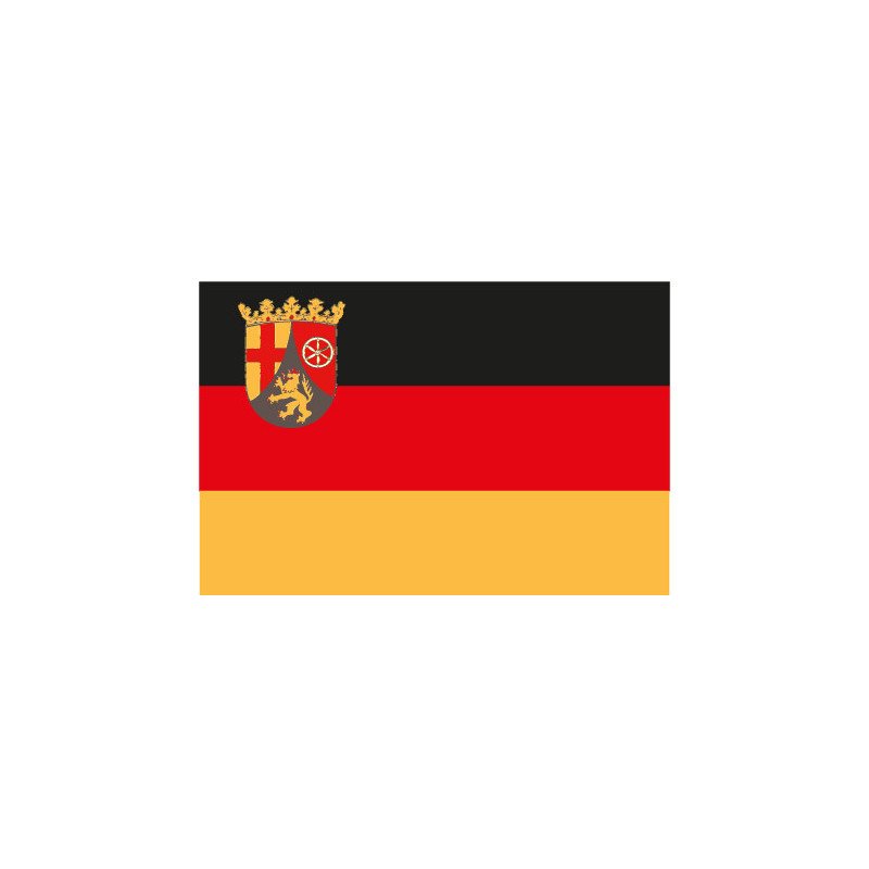 Bundeslandflagge PES 200x300mm Rheinland-Pfalz