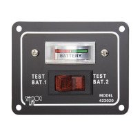 Batterie-Testschalter für 2 Batterien Alu 12V 37A