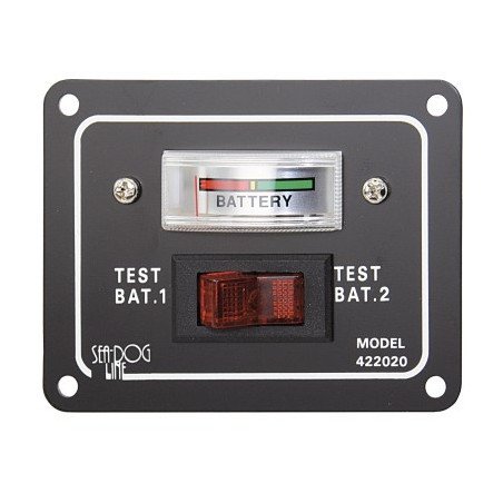 Batterie-Testschalter für 2 Batterien Alu 12V 37A