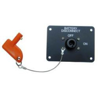 Batterieschalter auf Bedienpaneel 12/24V 75A ohne Abdeckkappe