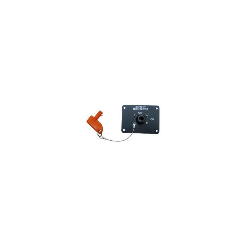 Batterieschalter auf Bedienpaneel 12/24V 75A mit Abdeckkappe