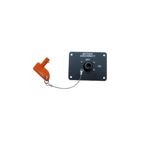 Batterieschalter auf Bedienpaneel 12/24V 75A mit Abdeckkappe