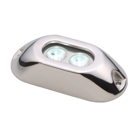 Unterwasserlampe 2 LED weiß 12-24V