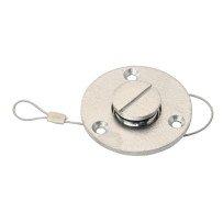 Lenzstopfen mit Schraubverschluss und Schlitzantrieb A4 iD19mm