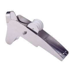 Bugrolle mit Wippe A2 und Nylonrolle, 395x78mm für M-Anker