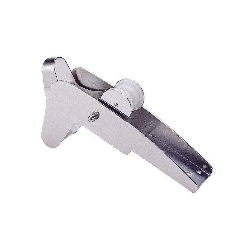 Bugrolle mit Wippe A2 und Nylonrolle, 395x78mm für M-Anker