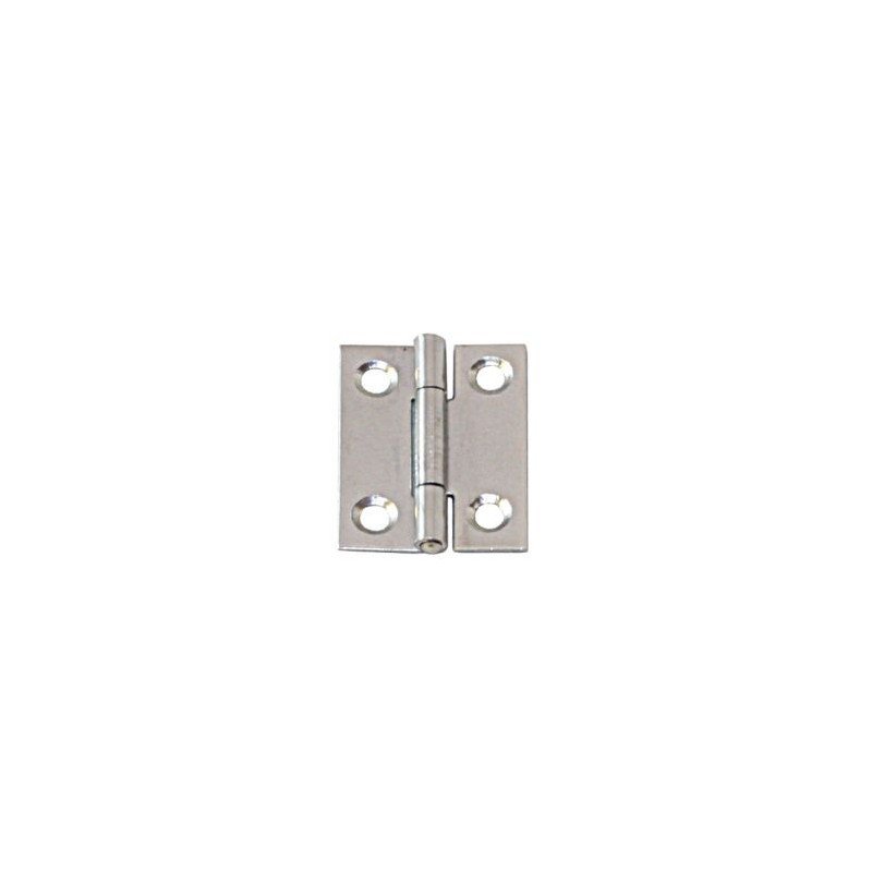 Scharnier, gestanzt, schmal A2 22x30x0,8mm