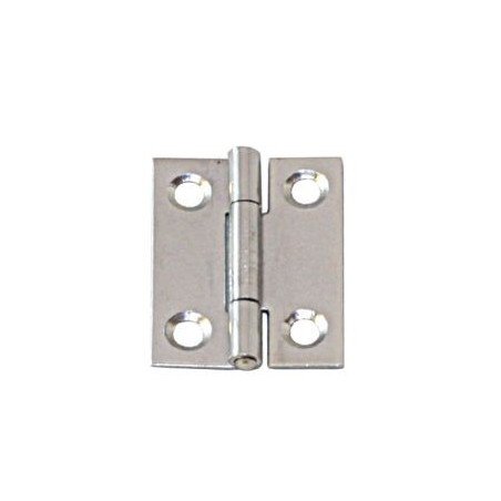 Scharnier, gestanzt, schmal A2 22x30x0,8mm