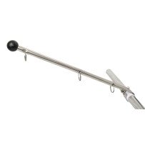 Flaggenstock Edelstahl für Reling 22/25mm 0,39m