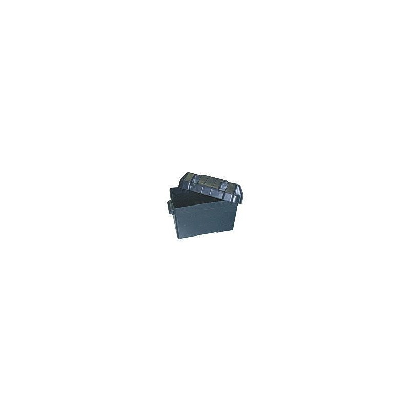 Batteriekasten mit Zurrgurt und Gurtbrücken PP 265x175x210mm