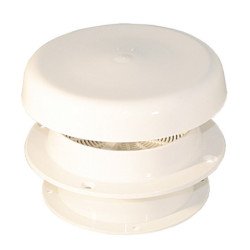 Pilzlüfter Kunststoff Einbaumaß 101mm weiß