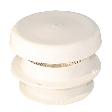 Pilzlüfter Kunststoff Einbaumaß 101mm weiß