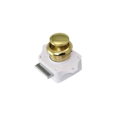 Druckknopfschnäpper Ms für Türen 15-22mm, rund