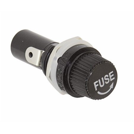 Sicherungshalter für Feinsicherungen 6x30mm einschraubbar