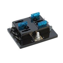 Sicherungskasten für 6 Flachstecksicherungen ATC/ATO max.25A