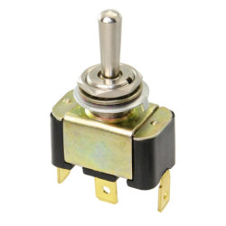 Kippschalter Kunststoff/MsCr 12V 10A 3-polig An/Aus/An