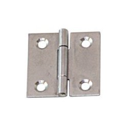 Scharnier, gestanzt, quadratisch A2 30x30x0,8mm