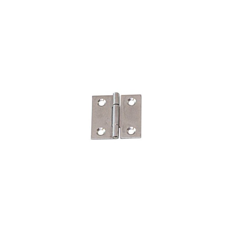 Scharnier, gestanzt, quadratisch A2 30x30x0,8mm