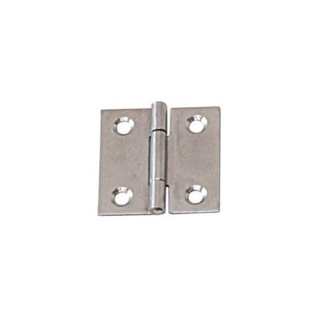Scharnier, gestanzt, quadratisch A2 30x30x0,8mm