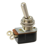 Kippschalter Kunststoff/MsCr 12V 5A 2-polig An/Aus