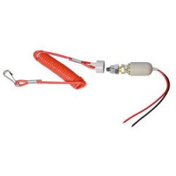 Not-Stop Schalter für Batteriezündung 12V 15A mit Spiralkabel