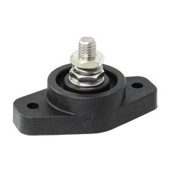 Sammelpunkt/Masseverteiler Nylon/Edelstahl/Ms M10 1-polig, Pin M10