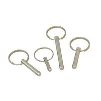Kugelsperrbolzen mit Ring Edelstahl 6,4x12mm Nutzlänge 10St.