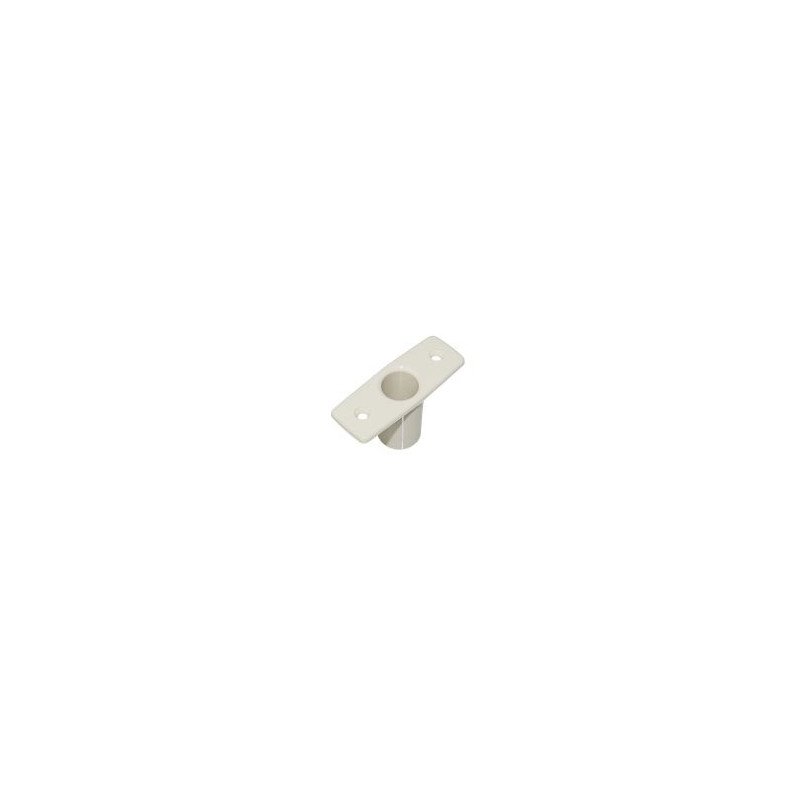 Rudergabelsockel für Einbau Nylon für Pin 19mm, weiß Rudergabelsockel für Einbau Nylon für Pin 19mm, weiß