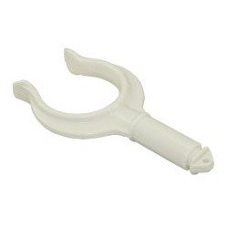 Rudergabel Nylon für Riemenruder 50mm, Pin 19x53mm, weiß