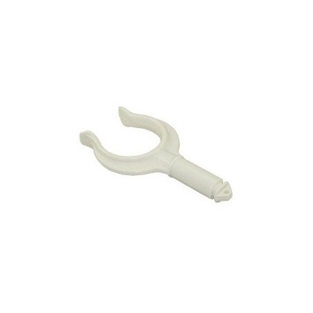 Rudergabel Nylon für Riemenruder 50mm, Pin 19x53mm, weiß