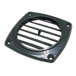 Kiemenlüfter ABS für Schlauch 75mm, schwarz