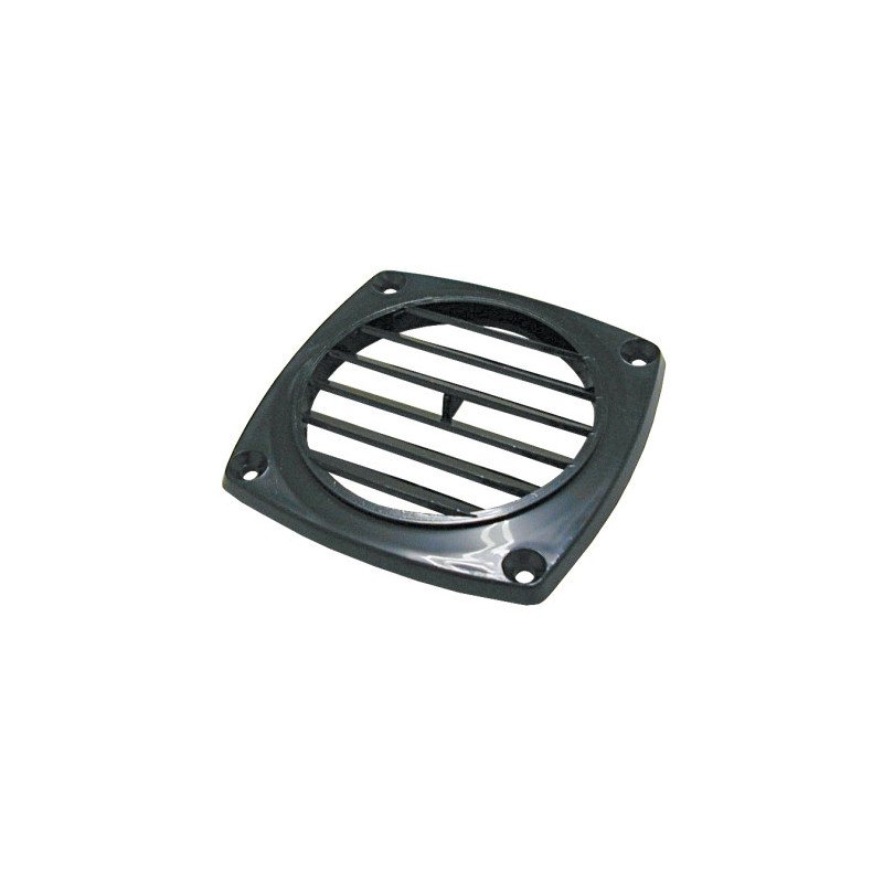 Kiemenlüfter ABS für Schlauch 75mm, schwarz