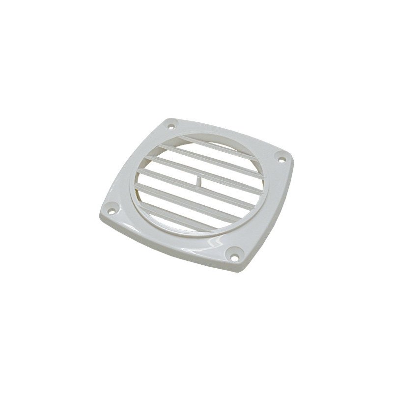 Kiemenlüfter ABS für Schlauch 75mm, weiß