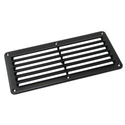 Kiemenlüfter, rechteckig ABS 140x125mm, 6 Schlitze, weiß