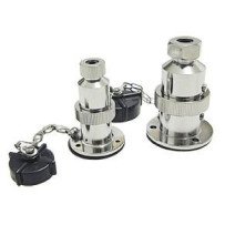 Deckverbinder mit Stecker und Dose MsCr 12V 3A 3-polig
