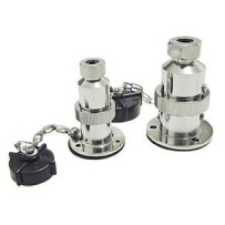 Deckverbinder mit Stecker und Dose MsCr 12V 5A 4-polig